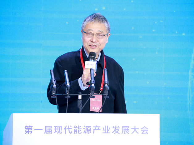 中國工程院院士，中國節能協會理事長江億發表演講