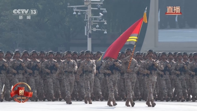 數字戰場 網絡長城 網絡空間部隊方隊首次亮相閱兵場