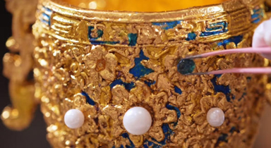 用蛋糕复刻文物分几步？