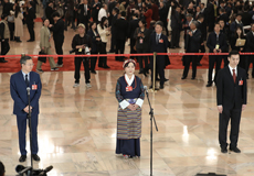 全国政协十四届四次会议第二场“委员通道”集体采访