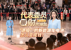 代表委员聊财米油盐｜“退役”的新能源车电池，怎么变成钱？