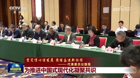 【坚定信心谋发展 团结奋进新征程——代表委员议国是】为推进中国式现代化凝聚共识