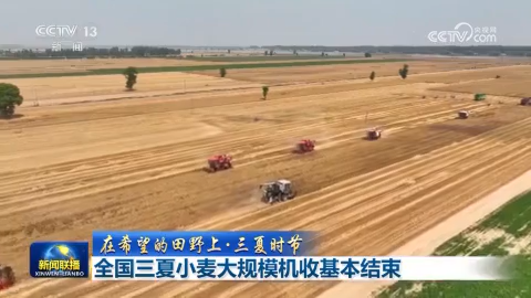 【在希望的田野上·三夏時節】全國三夏小麥大規模機收基本結束