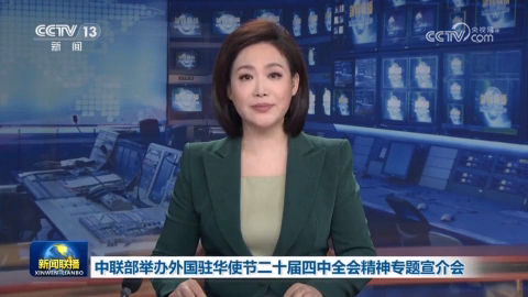 中聯部舉辦外國駐華使節二十屆四中全會精神專題宣介會